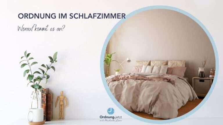 Ordnung im Schlafzimmer